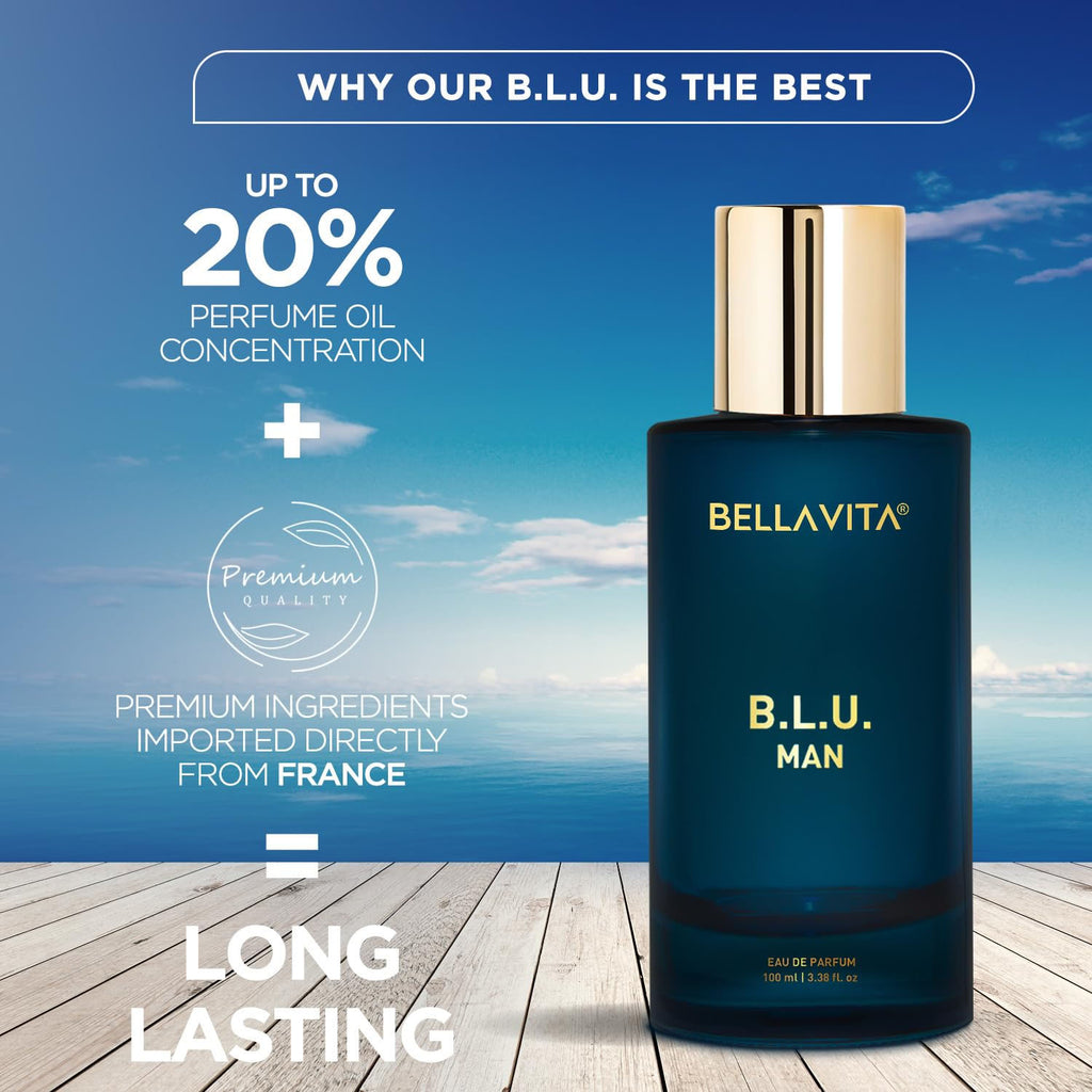 Bellavita Premium B.l.u. Man Eau De Perfume 100 Ml