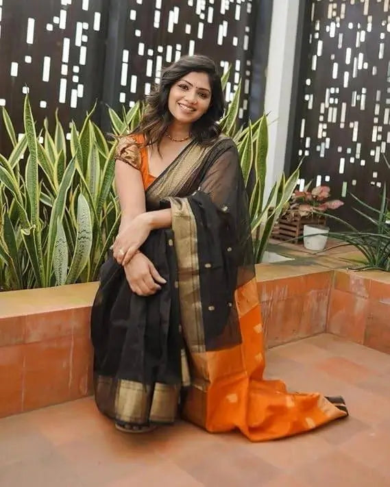 Cotton Saree  The Elegant Contrast Collection