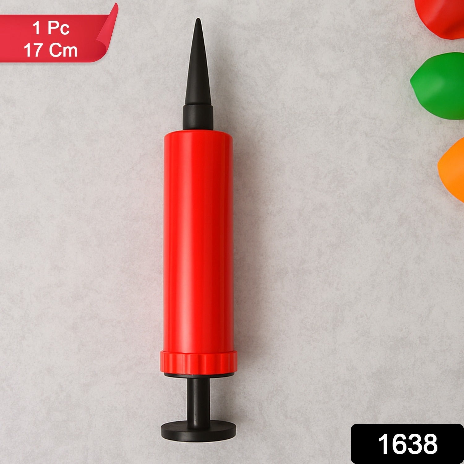 Manual Dual Handheld Balloon Air Pump (1 Pc  17 Cm)