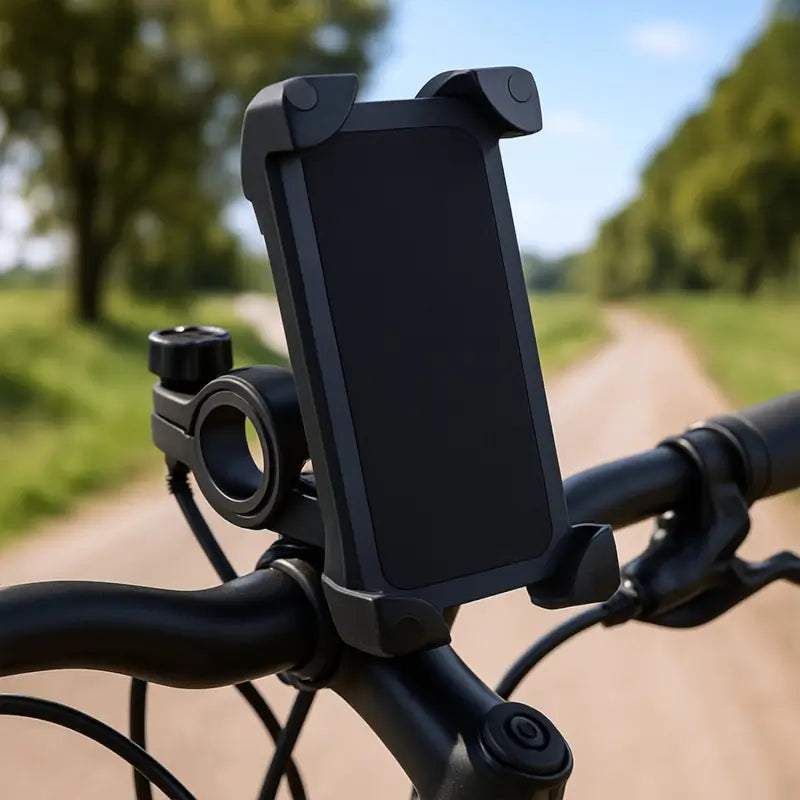 Bike Accessories Anti Shake & Stable Cradle Clamp Universal Bike/Motorcycle/Bicycle Handlebar Mount Rotation Phone Mount/Phone Holder Hands | Premium, Durable, Compact, Organizer