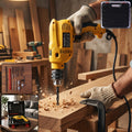 Heavy Duty Electric Drill Machine Tool Kit With Carry Case  2 Pin Plug (1 Set)