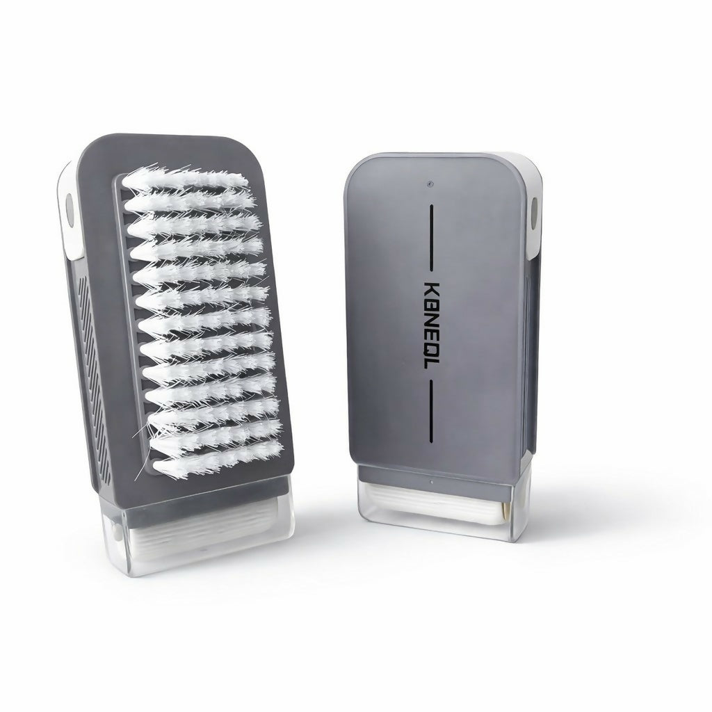 Liquid Dispensing Cleaning Brush with Built-In Soap Dispenser for Home Use (Color may vary)