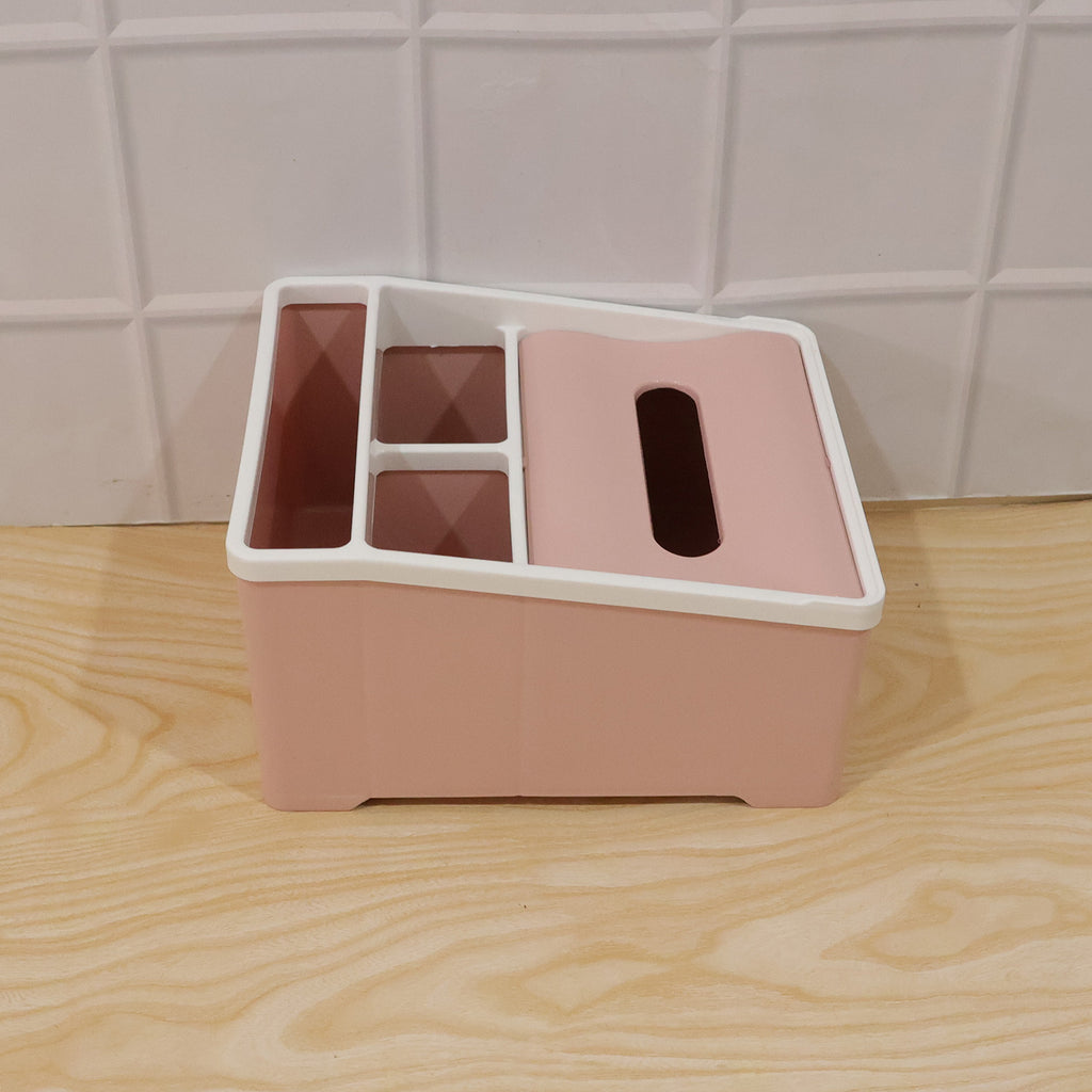 Plastic Multipurpose Storage Organizer Box With Compartments