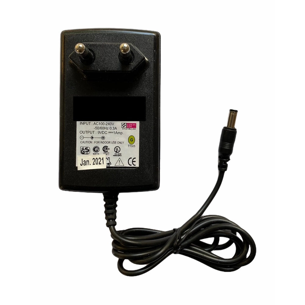 9V 1A Power Adapter, Power Supply AC Input 100 240 V and Output 9V 1A for Set Top Box_DTH Box, CCTV System, Router, Other Electronics And IT Gadgets with DC Pin (Black)