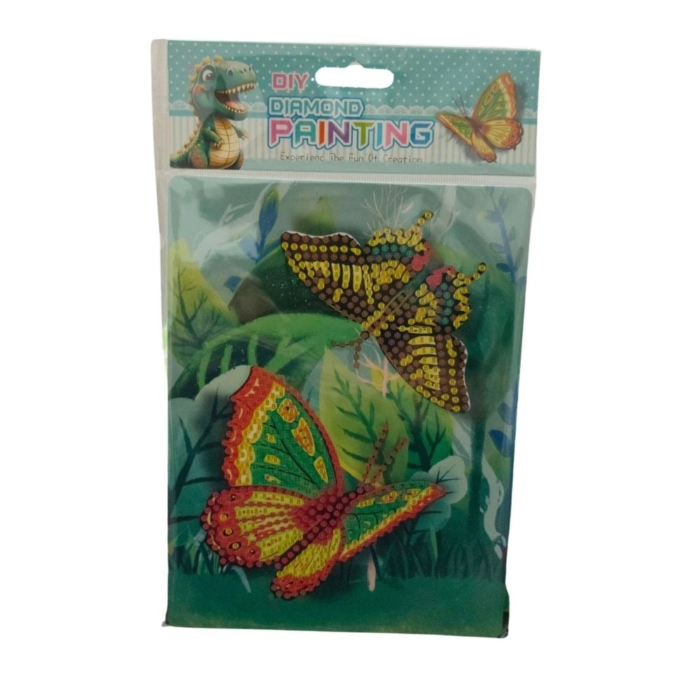 Pack Of_2 Diamond Painting Kit - Butterfly |   Cardboard  |   Stationery | 2+ Years