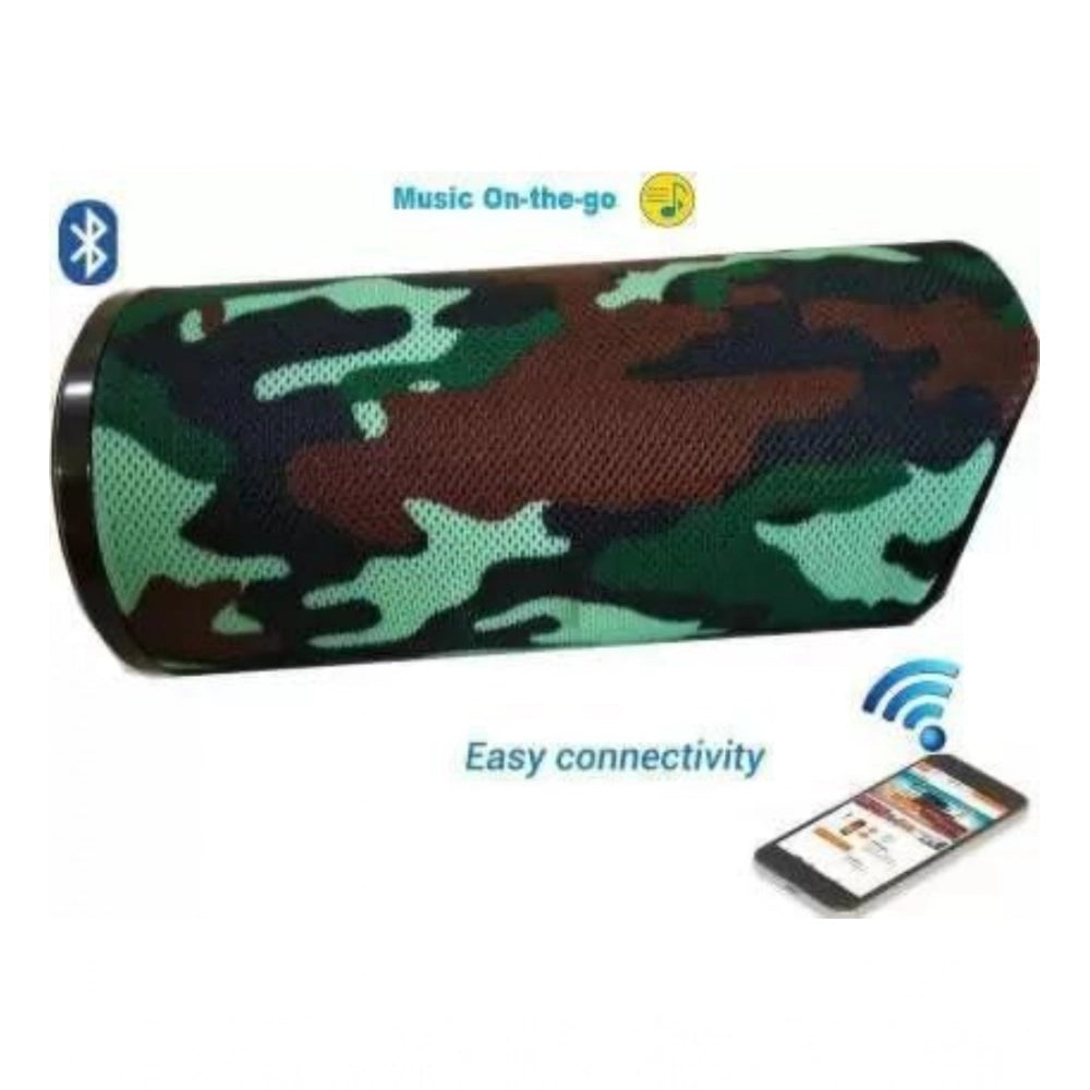 Plastic Rubber Wireless TG113 Bluetooth Speaker (Foji)