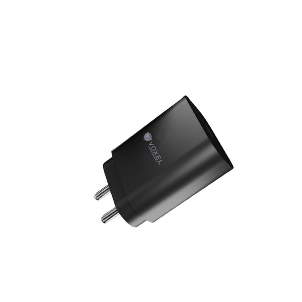 VOXEL 100 Watt ' C ' Port PD Fast Charger AB Plastic (Black)