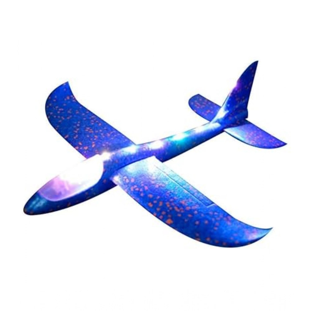 Plastic 3D Throw Foam Plane Aeroplane Gliders, Flying Aircraft Pack Of 1 (Multicolor )