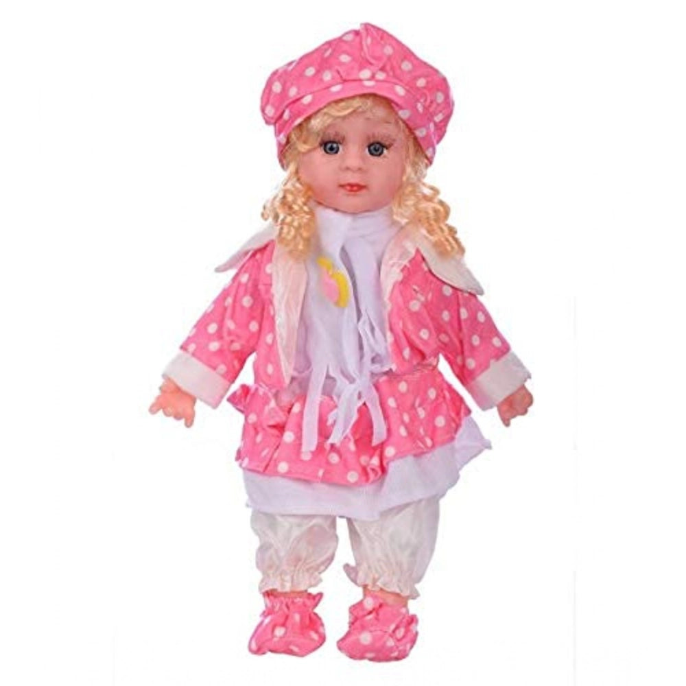 Plastic Singing Songs And Poem Baby Girl Doll (Multicolor )