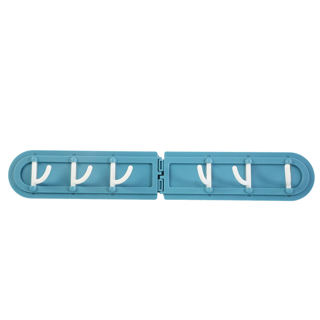 Foldable Rotating Wall-mounted Multipurpose Hook Rack (1 Pc)