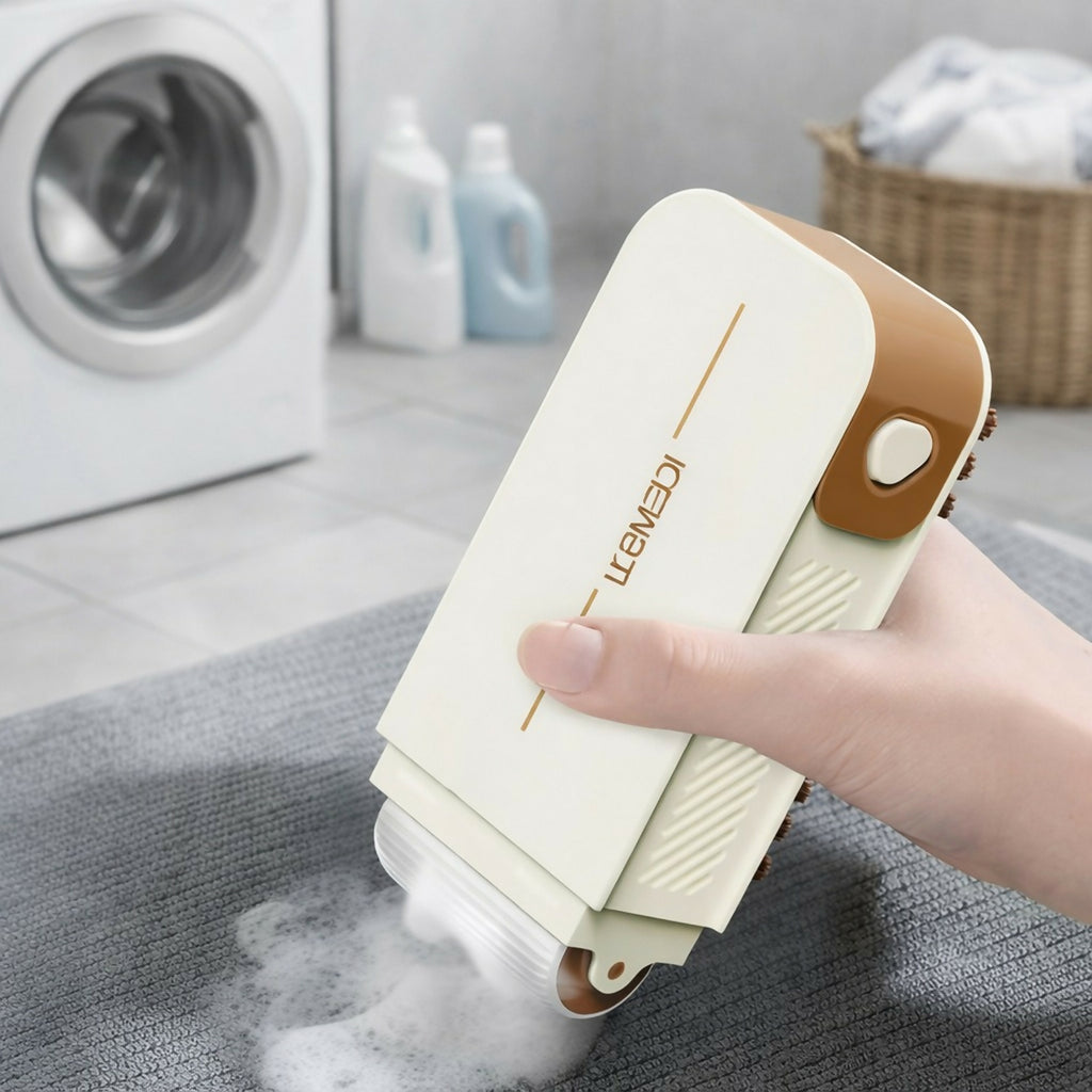 Liquid Dispensing Cleaning Brush with Built-In Soap Dispenser for Home Use (Color may vary)