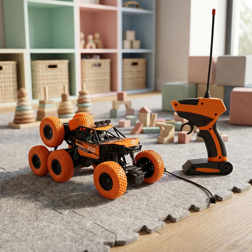 Rock Climber Car 8 Wheels Climbing Car (1 Pc  Remote Battery Not Included)