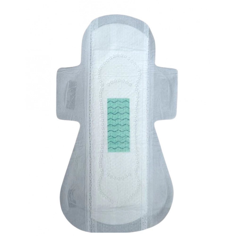 Pack of_8 Pcs Cotton 260mm Sanitary Napkin (White)