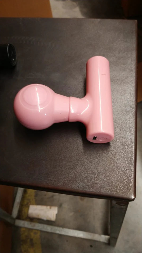 Black Mini Pocket Size Vibrator Full Body Massager Cordless One Button Operation For Body Pain  Relaxation - 12673