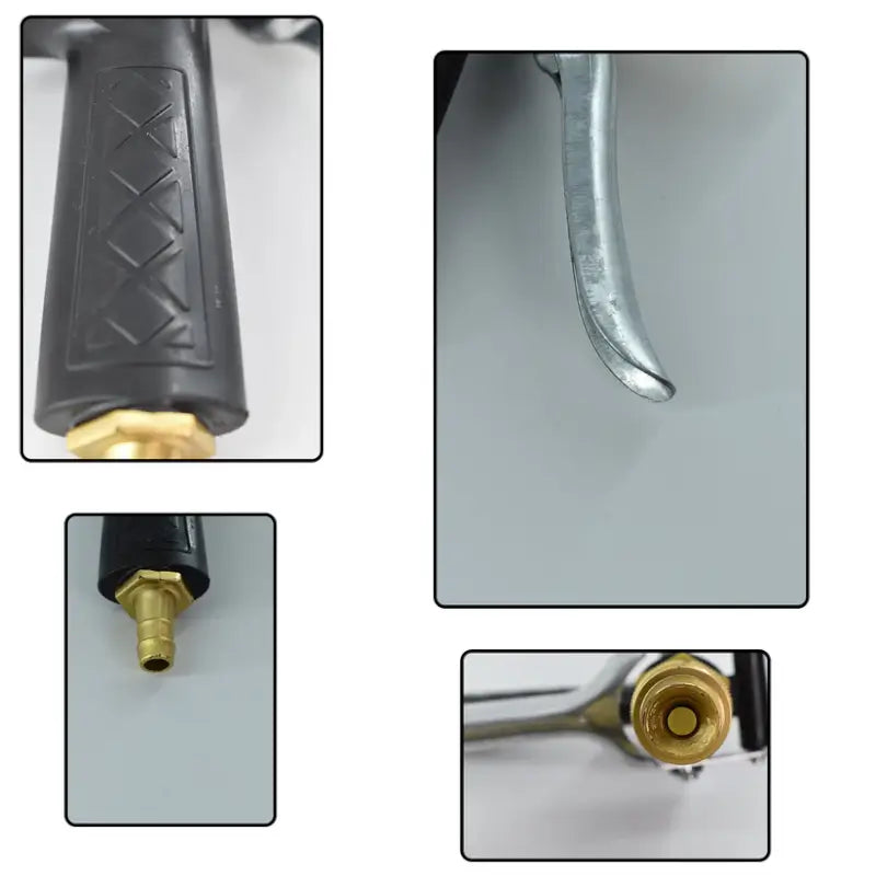 Durable Gold Plated Metal Trigger Hose Nozzle Spray Gun – Garden & Car Cleaning Tool