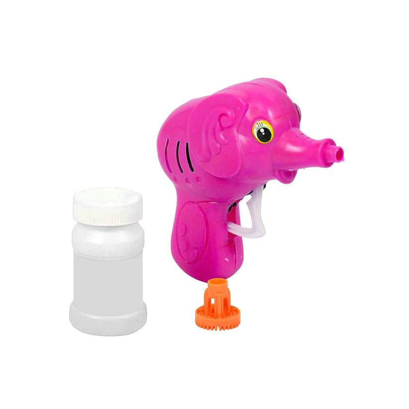 Bubble Gun Elephant Hand Pressing Bubble Gun Toy For Kids Bubble Liquid Bottle With Fun Loading - 4449