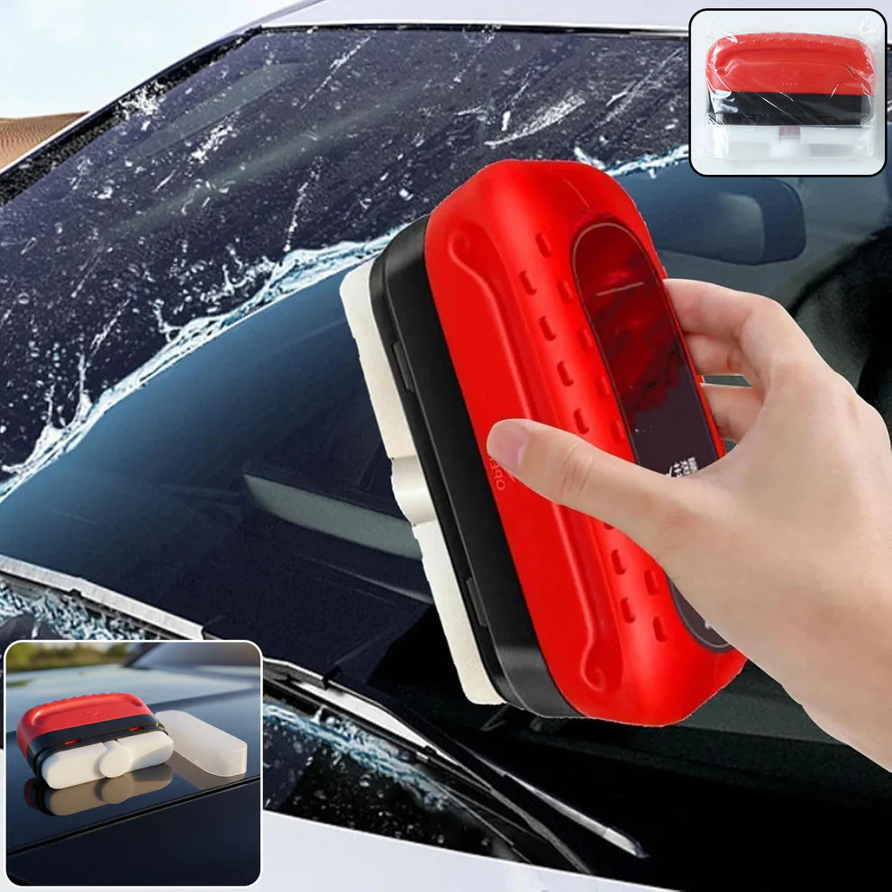 2-in-1 Car Oil Film Cleaning Brush