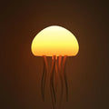 Warm Jellyfish Night Light Lamp | Soft Ambient Glow Mood Light for Home Decor