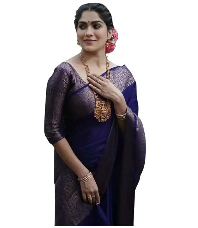 Jacquard Saree  Emerald Elegance Collection