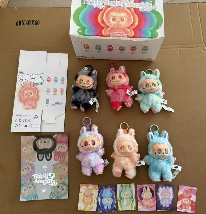 Plush Toy Cartoon Keychain With Hook Assorted Colorful Animal Design  1 Pc (Mix Design)