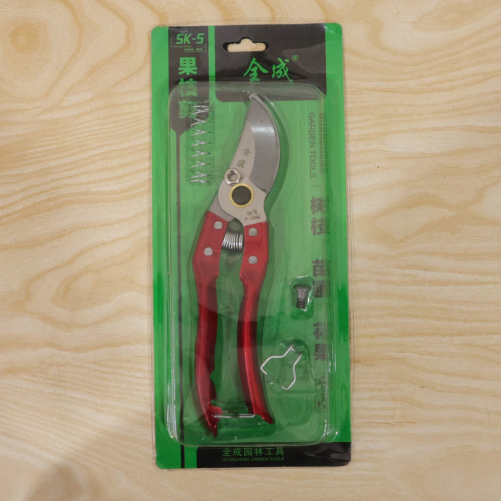 Garden Pruning Shears Bypass Secateurs Sk-5 Steel Plant Branch Cutter (1 Pc)