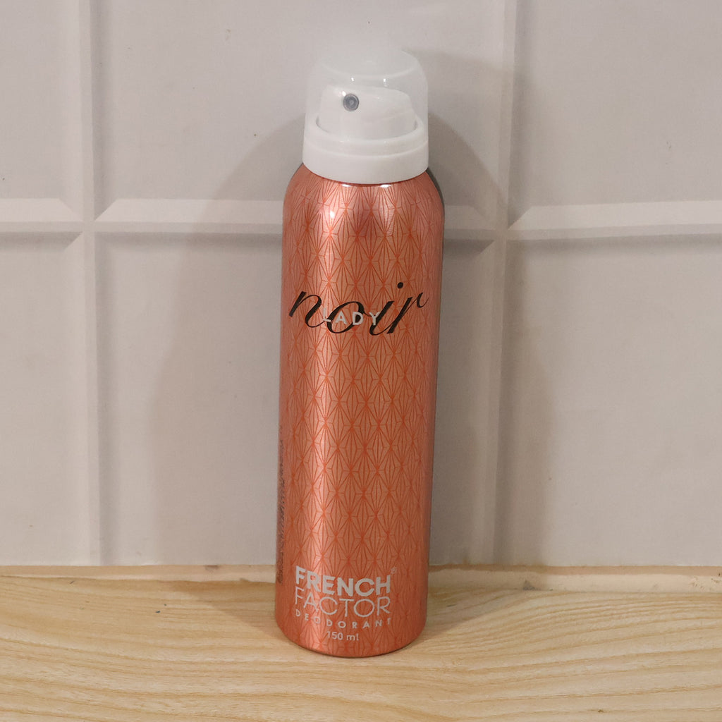 French Factor Lady Noir Deodorant Body Spray (1 Pc 150 Ml)