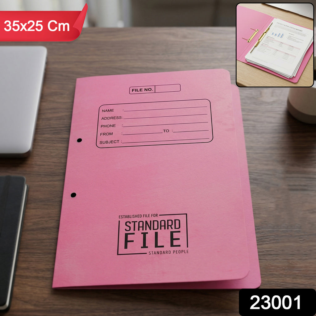 Premium Spring File Folder 35x25 Cm Office Document Holder With Metal Clip