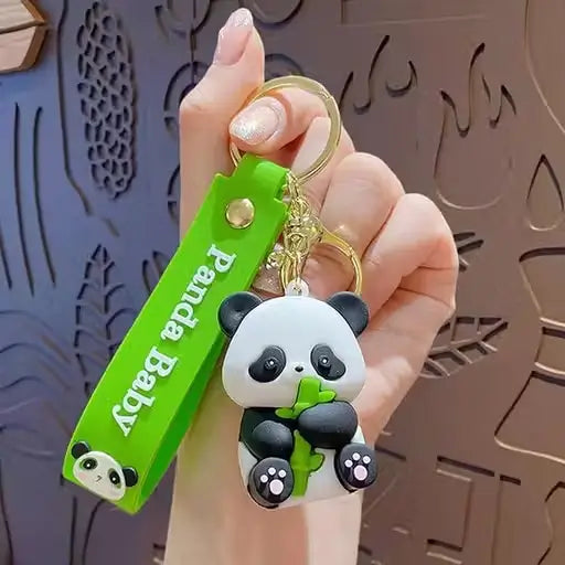Cartoon Character Keychain – Cute Silicone Keyring for Kids