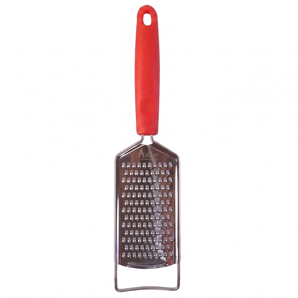 Ss Handheld Cheese Grater With Plastic Handle For Vegetable And Lemon Zest (1 Pc)