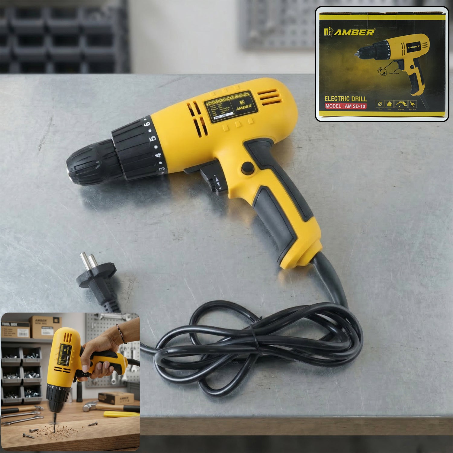 High Performance Electric Drill Machine 280w 1 Pc