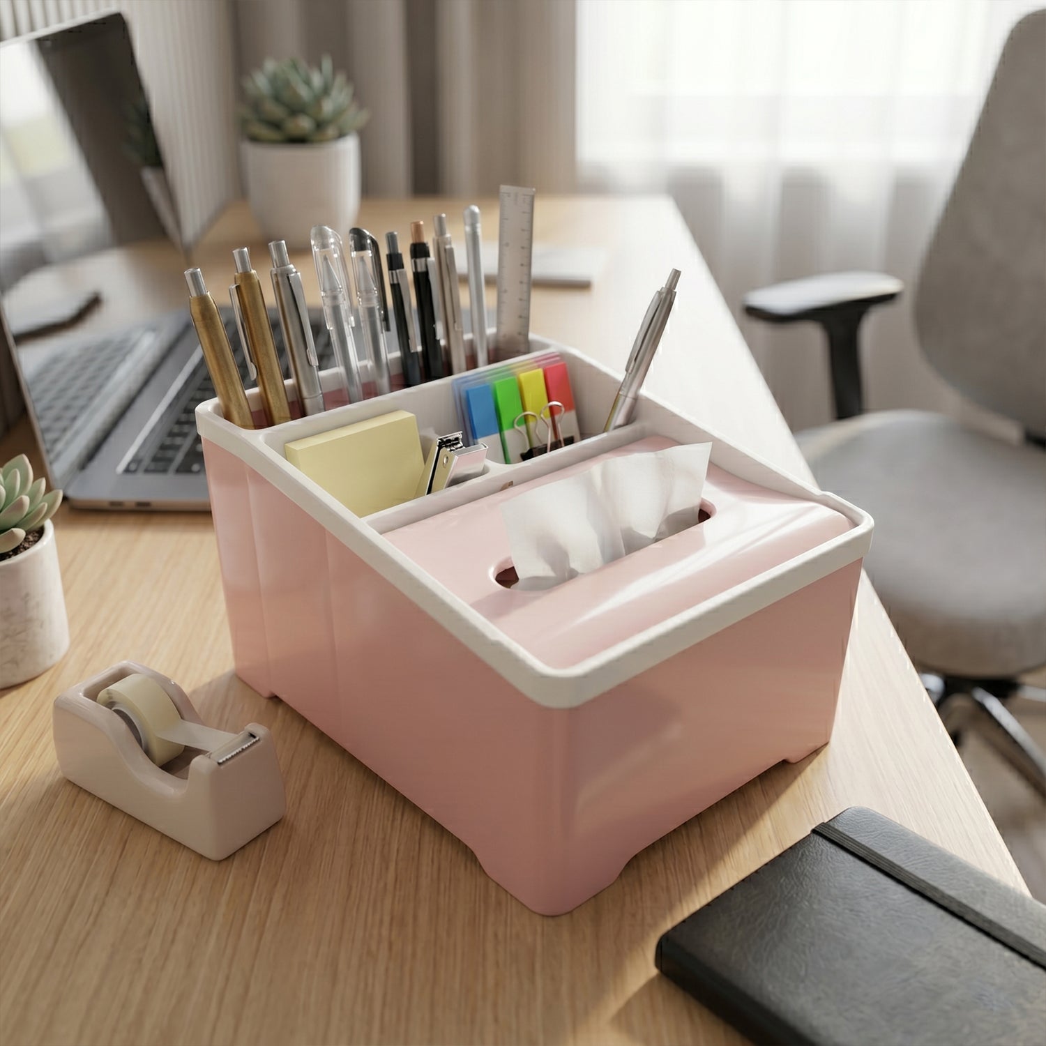 Plastic Multipurpose Storage Organizer Box With Compartments