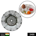 Beautiful 8-inch Plastic Pooja Thali Set  Perfect For Daily Use  Special Occasions (Plastic)