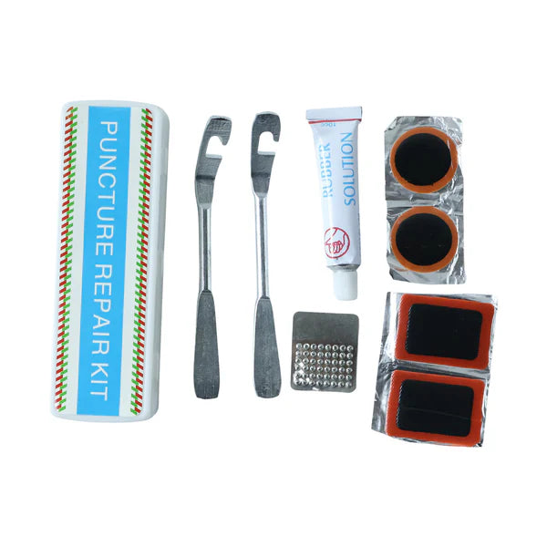 Bicycle Tire Repair Kit Puncture Repair Set With Adhesive Portable Tools