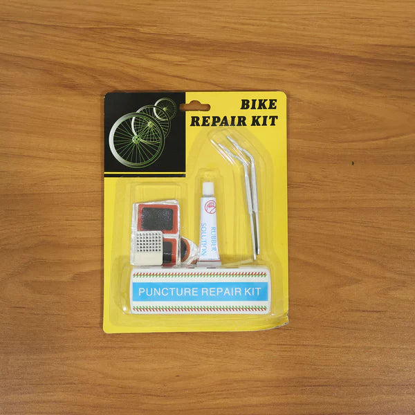 Bicycle Tire Repair Kit Puncture Repair Set With Adhesive Portable Tools