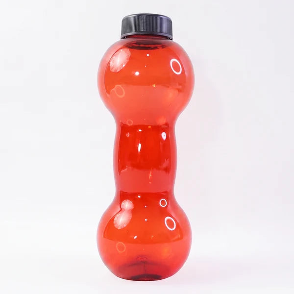 Unbreakable Plastic Dumbbell Shape Water Bottle - 0699