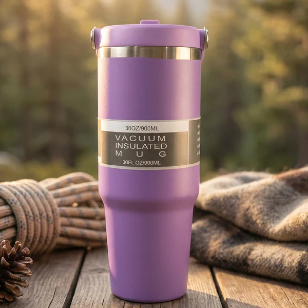 Premium Stainless Steel Vacuum Insulated Travel Mug  (890ml  1 Pc)