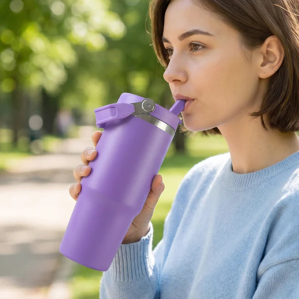 Premium Stainless Steel Vacuum Insulated Travel Mug  (890ml  1 Pc)
