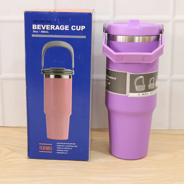 Premium Stainless Steel Vacuum Insulated Travel Mug  (890ml  1 Pc)