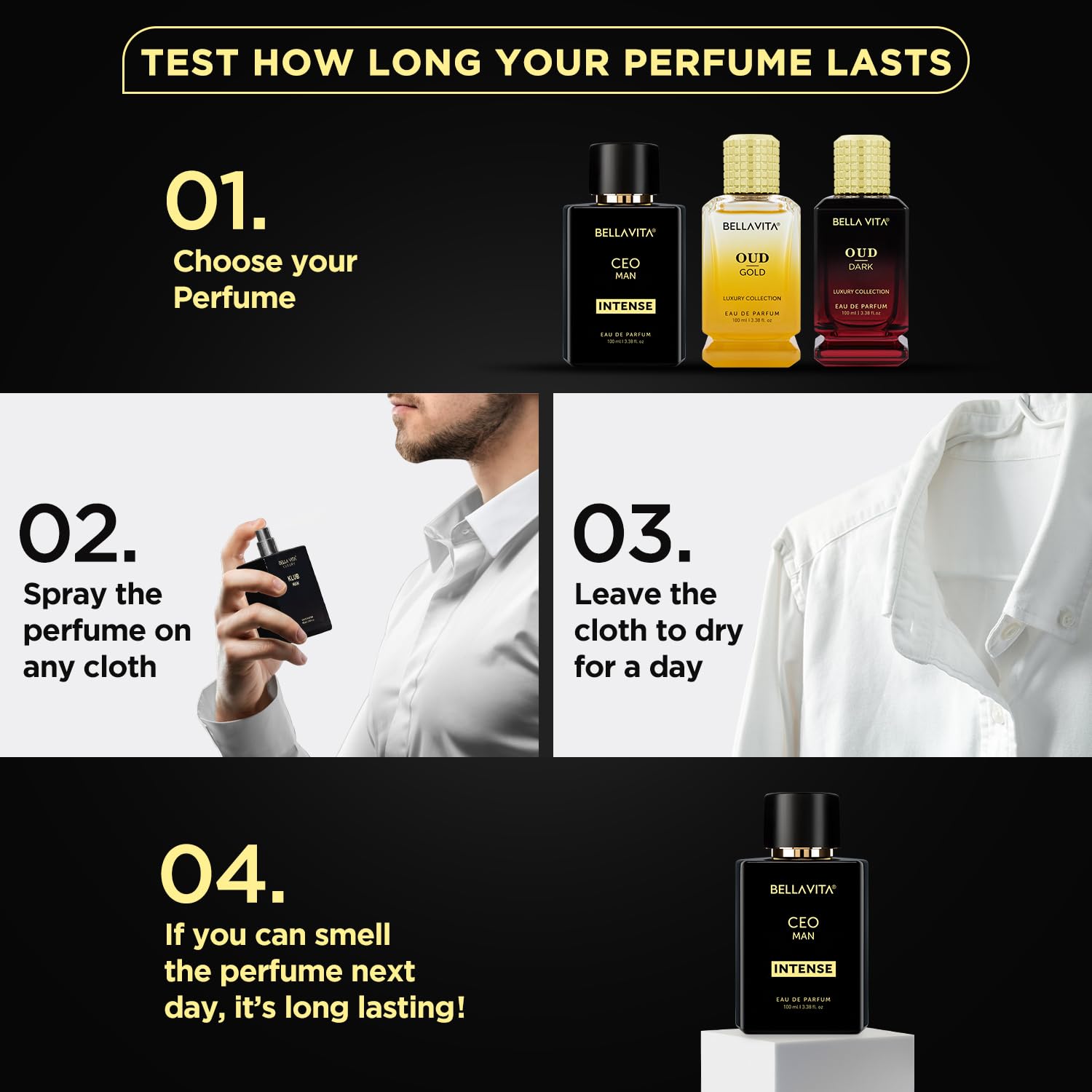 Bellavita Premium Ceo Man Intense Eau De Perfume 100 Ml