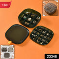 Plastic Multi-compartment Jewelry Organizer Box Stackable Ring Storage (1 Set)