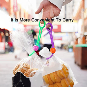Bag Clips Food Clips Multi-purpose Sealer Reusable Cable Ties Cord Organizer Bag Clips Food Clips For Home Kitchen Office (5 Pc)