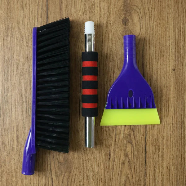 Ice Scraper Car Snow Brush 2 In 1 Comfortable Grip (1 Pc  67 Cm Long)