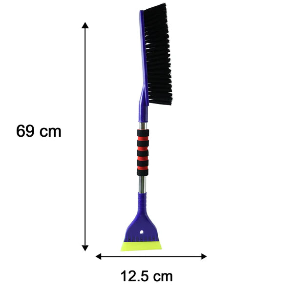 Ice Scraper Car Snow Brush 2 In 1 Comfortable Grip (1 Pc  67 Cm Long)
