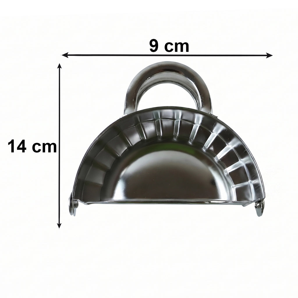Ss Dumpling Mould Gujiya Maker Stainless Steel Momos Maker Kitchen Tool (1 Pc)