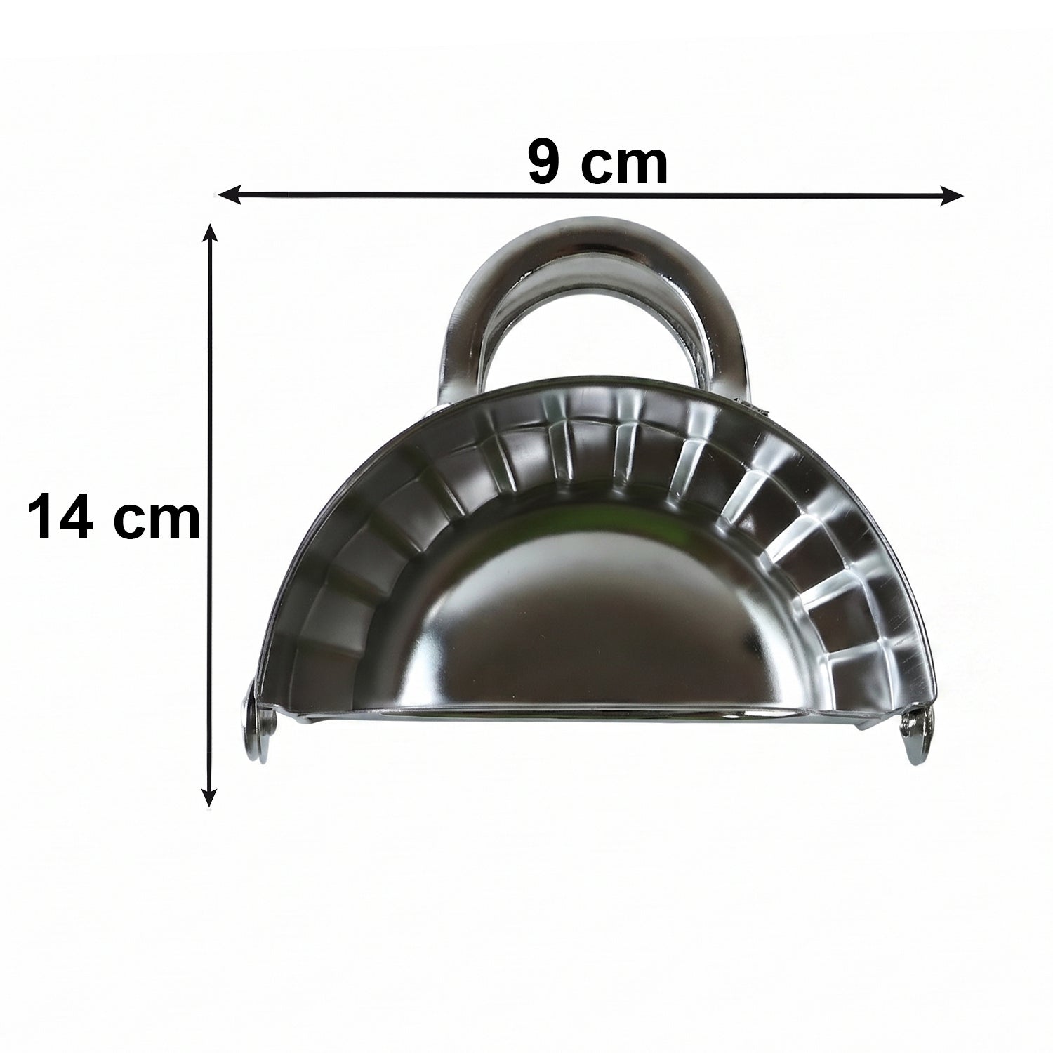 Ss Dumpling Mould Gujiya Maker Stainless Steel Momos Maker Kitchen Tool (1 Pc)