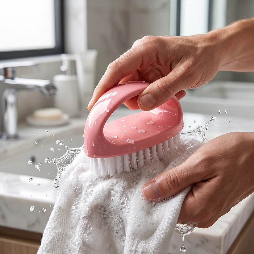 Heavy-duty Multi-purpose Cleaning Brush With Ergonomic Handle (1 Pc)