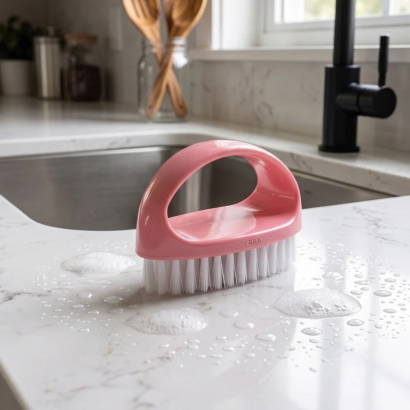 Heavy-duty Multi-purpose Cleaning Brush With Ergonomic Handle (1 Pc)