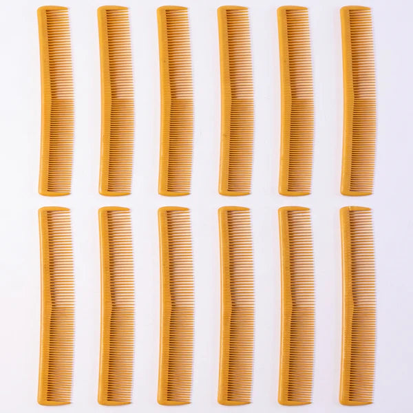 Professional Plastic Hair Styling Comb Set (12 Pc Set)