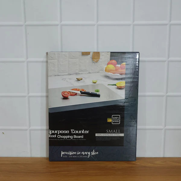 Stainless Steel Chopping Board 35.5x29 Cm 1mm Thickness 1 Pc