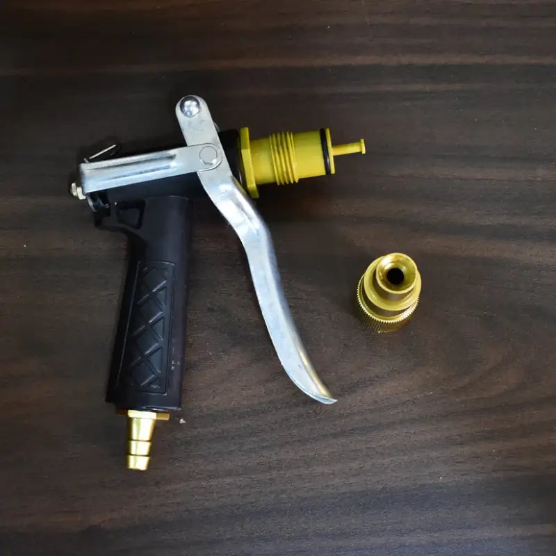 Durable Gold Plated Metal Trigger Hose Nozzle Spray Gun – Garden & Car Cleaning Tool